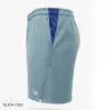 side contrast short - blue heathered