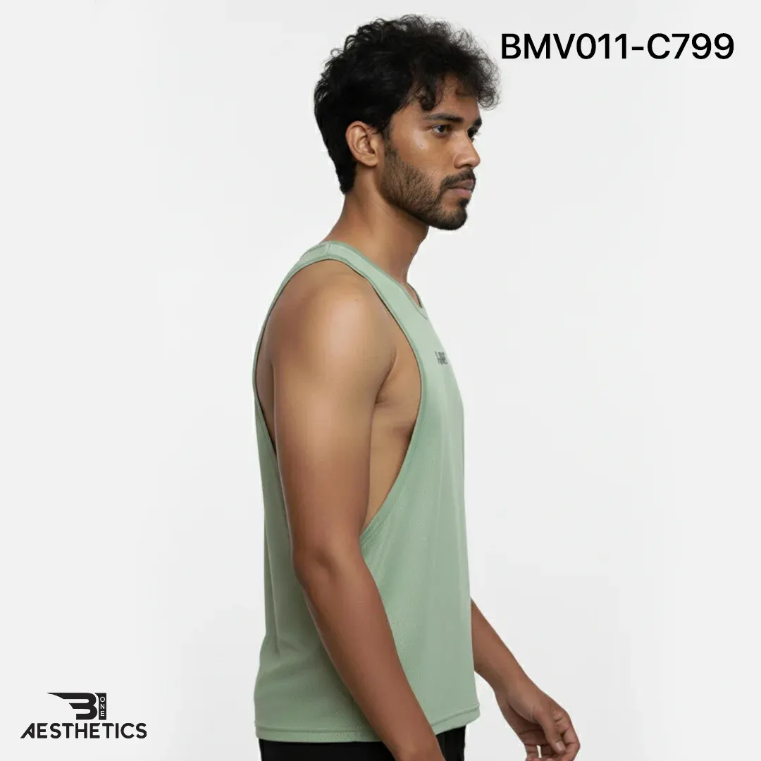 Gym Vest - Soft Green - Image 2