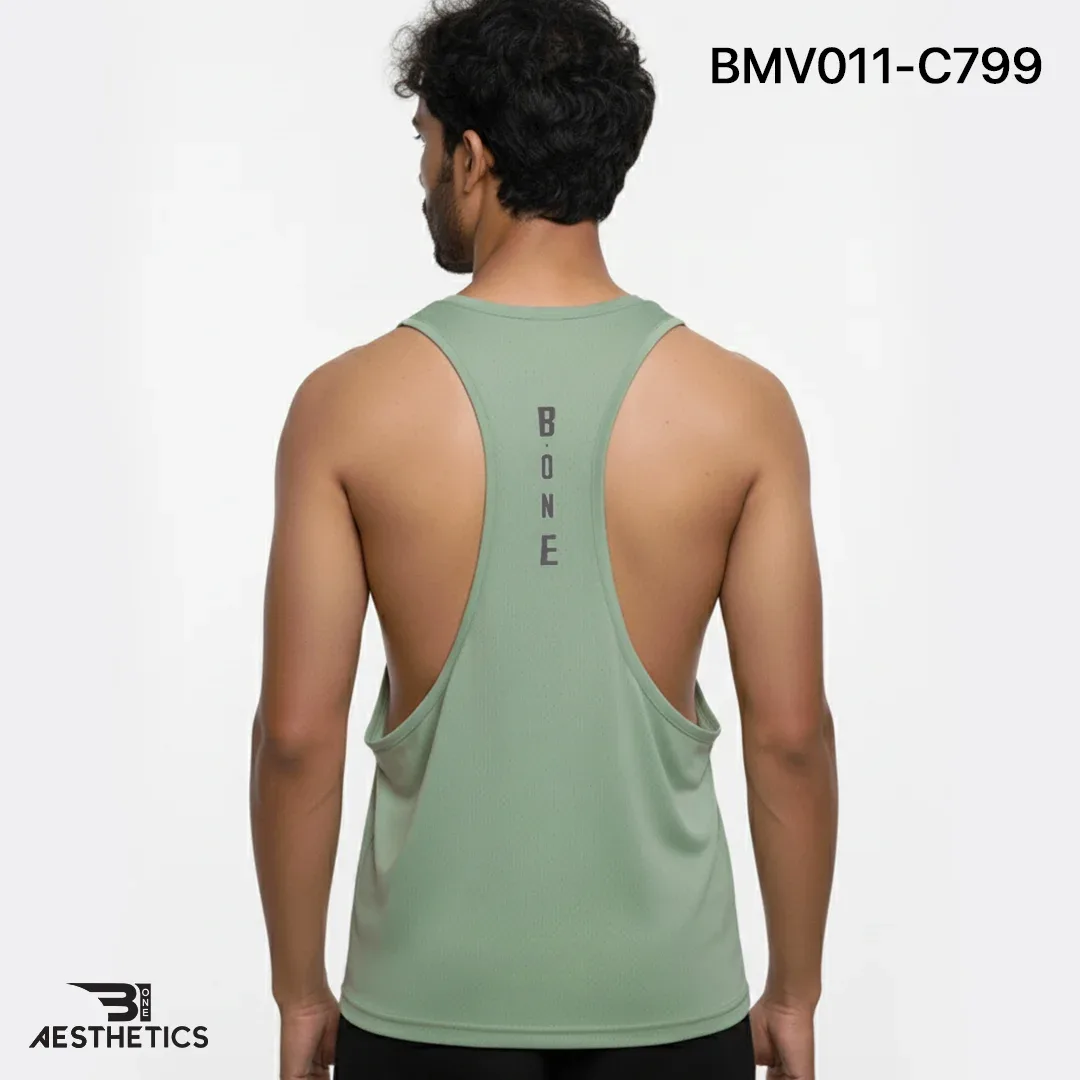 Gym Vest - Soft Green - Image 3