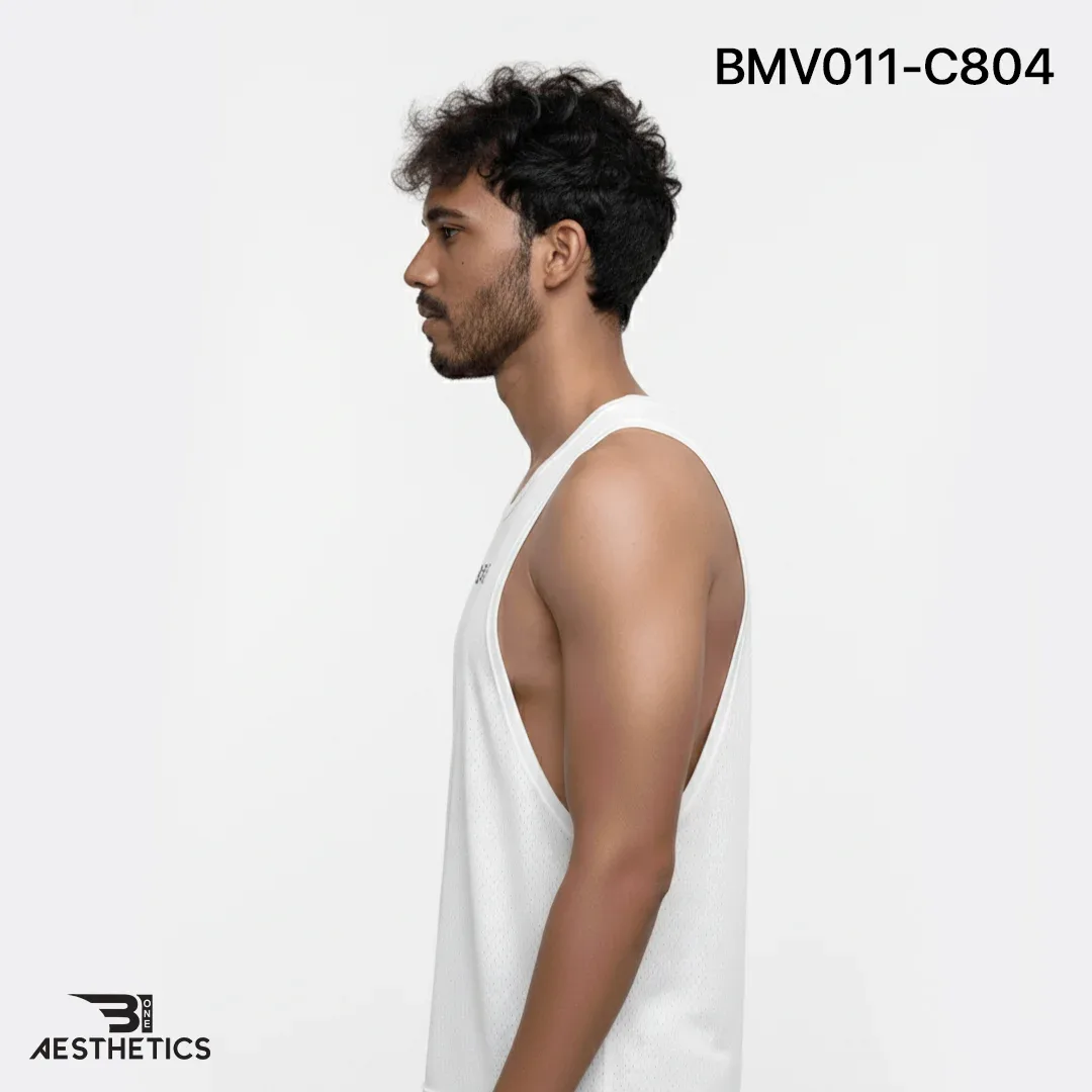 Gym Vest - White - Image 3