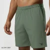 side contrast short - artichoke green