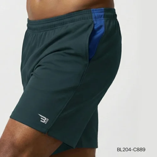 side contrast short - pine green