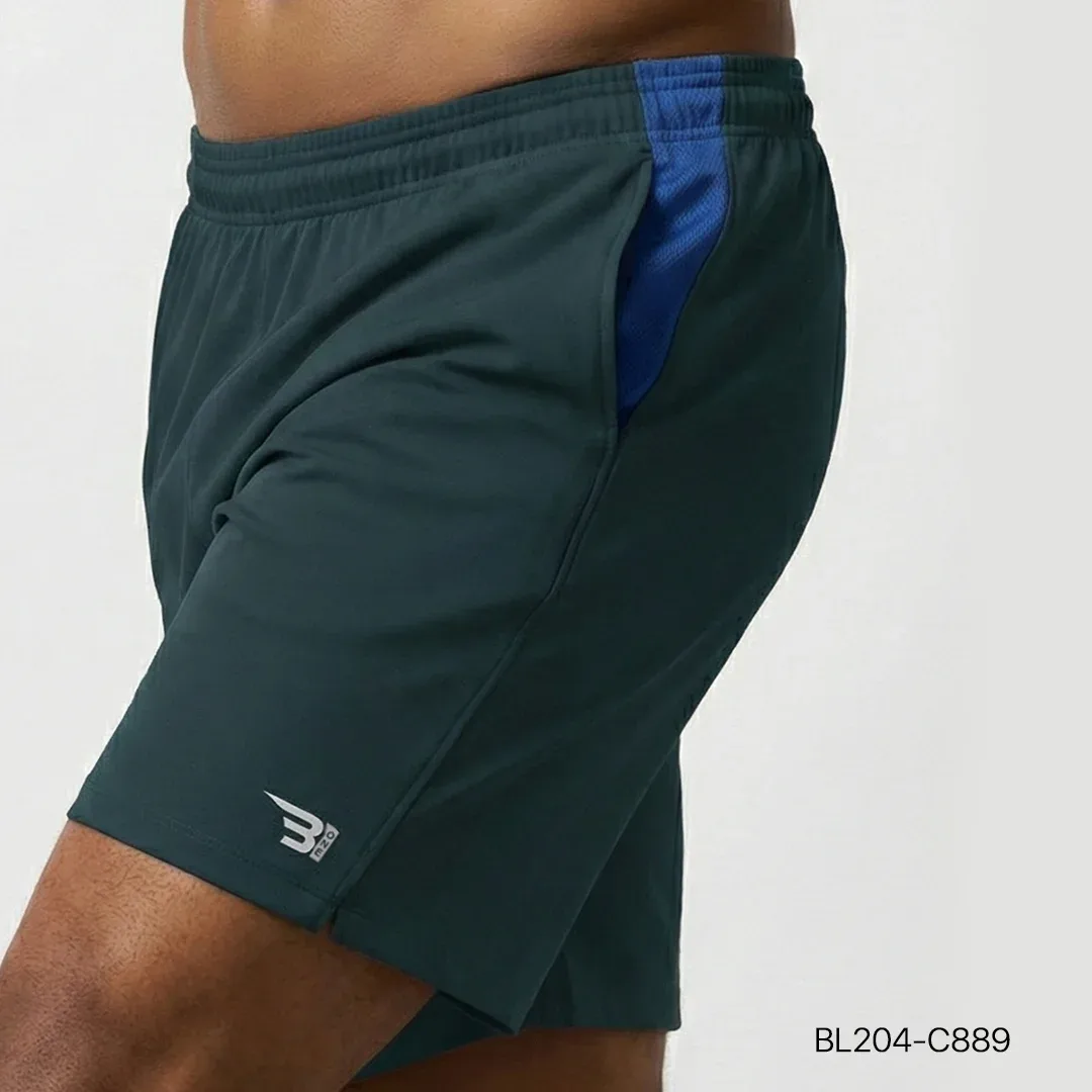 side contrast short - pine green