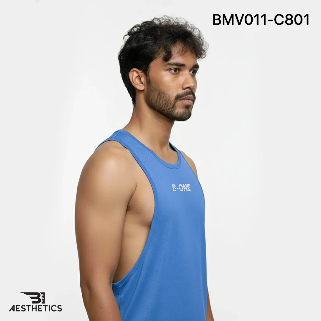 Gym Vest - Olympic Blue - Image 2