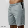 side contrast short - grey heathered