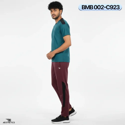 track bottoms - maroon