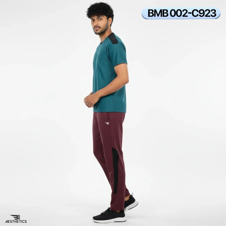 track bottoms - maroon