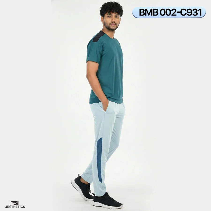 track bottoms - light grey blue