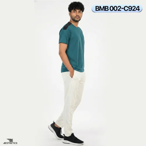 track bottoms - white