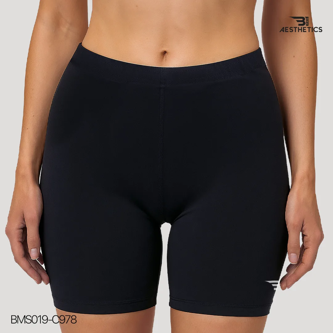 Women's Black Tight Shorts - Image 4