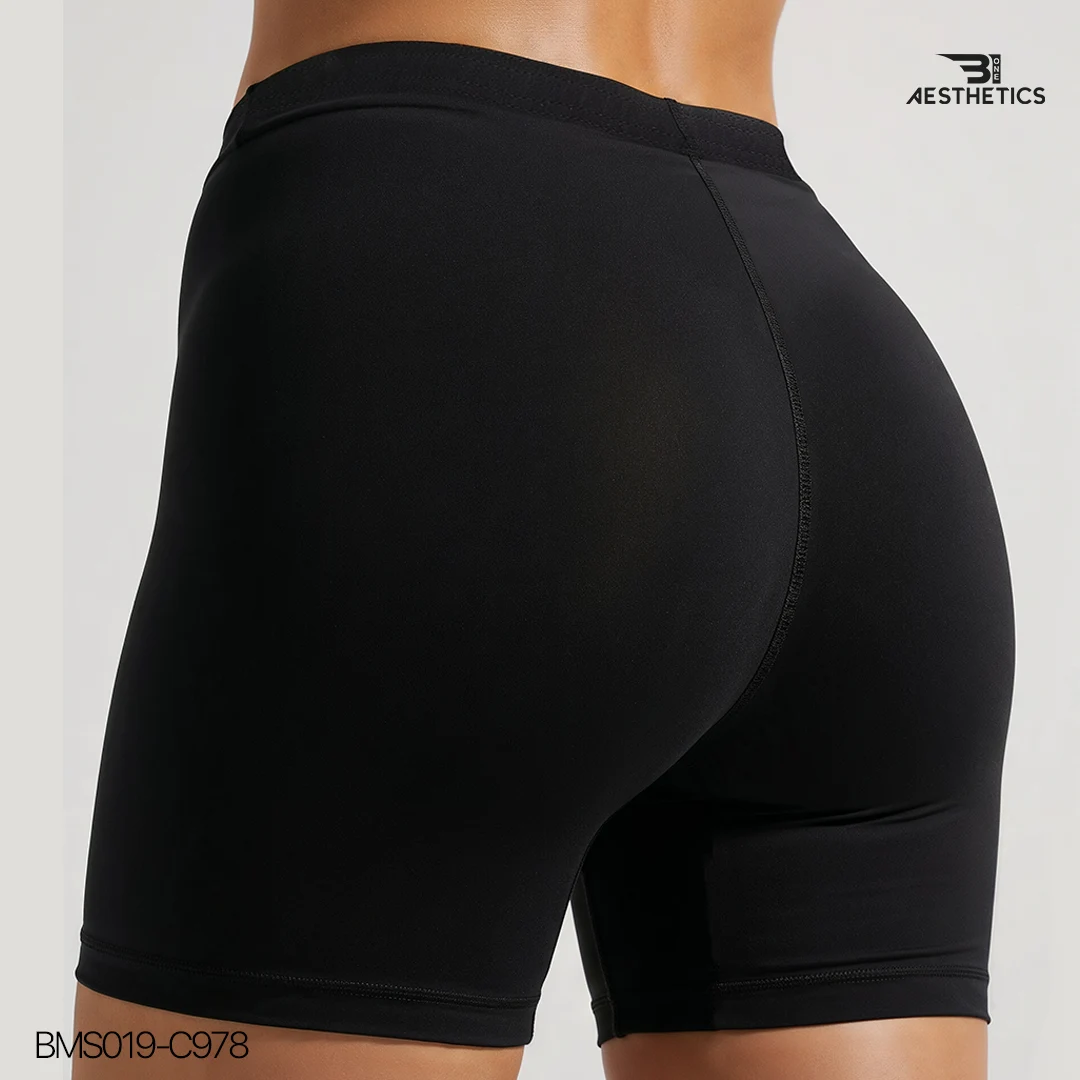 Women's Black Tight Shorts - Image 3