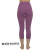 B1 Lavender Knee Length Leggings Squat Proof Fabric