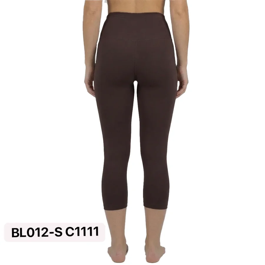 B1 Mauve Knee Length Leggings Squat Proof Fabric