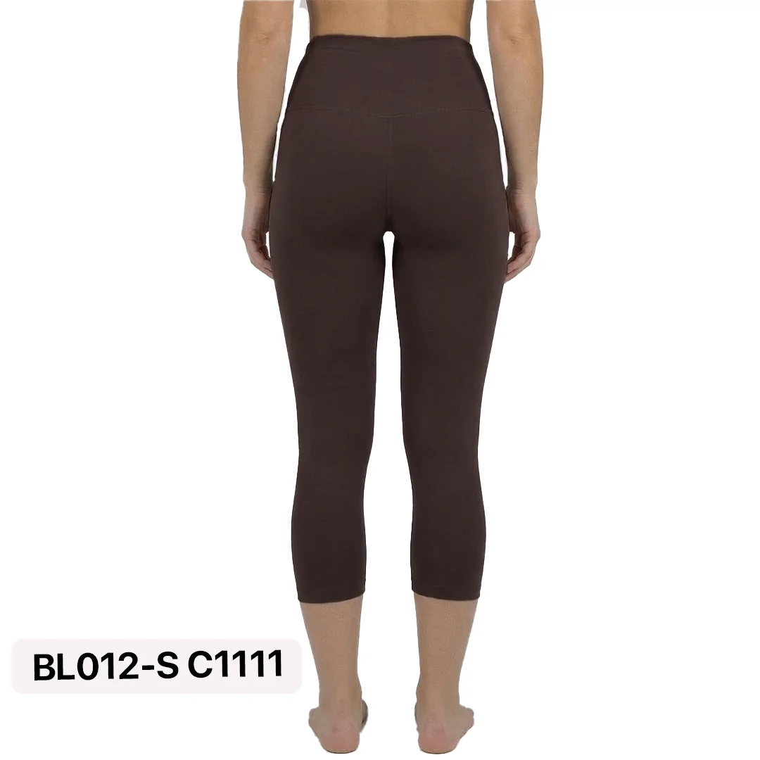B1 Mauve Knee Length Leggings Squat Proof Fabric