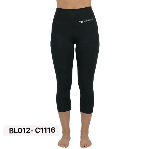Black Knee Length Leggings B1 Aesthetics Sri Lanka