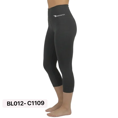Dark Charcoal Knee Leggings B1 Aesthetics Sri Lanka