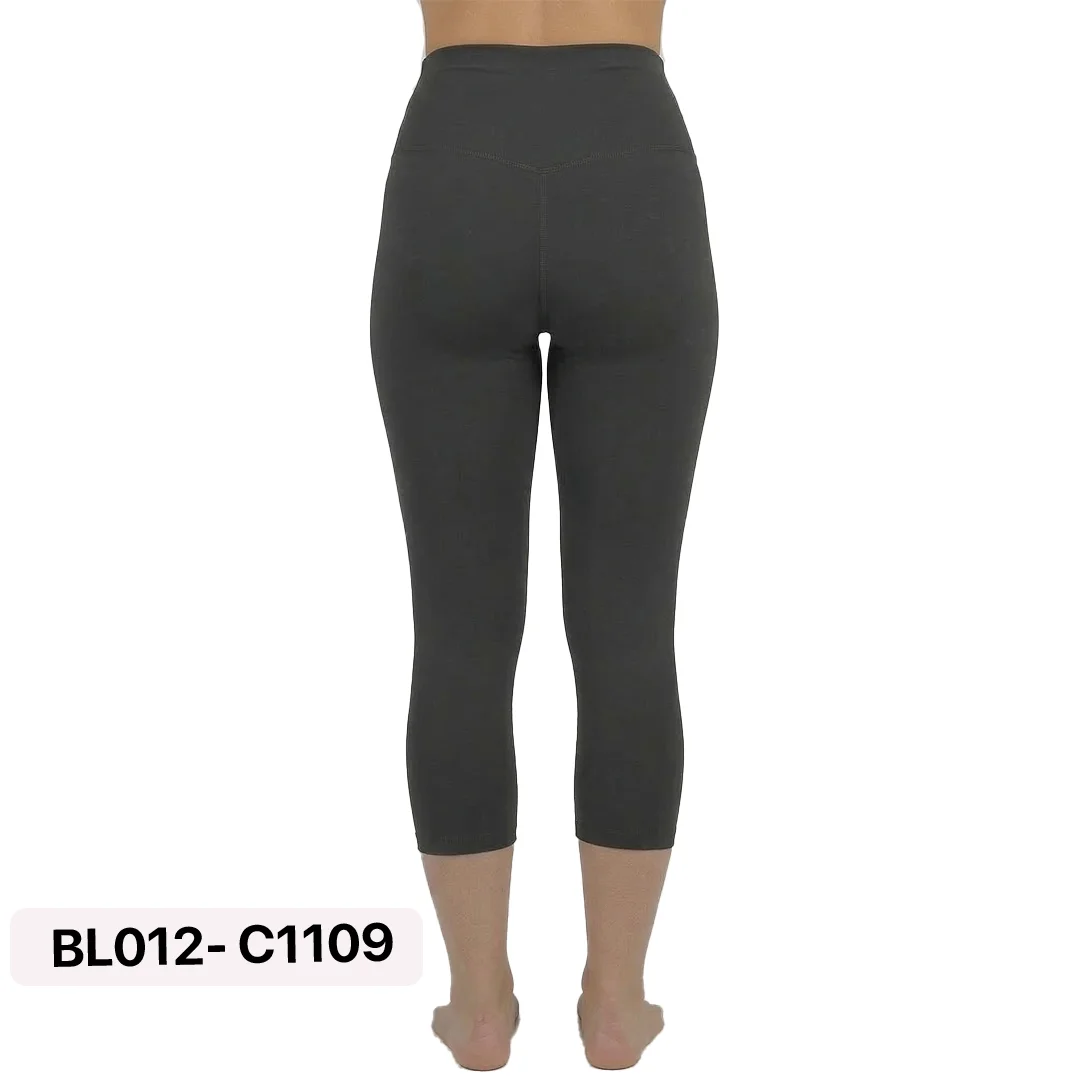 B1 Dark Charcoal Knee Leggings Squat Proof Fabric