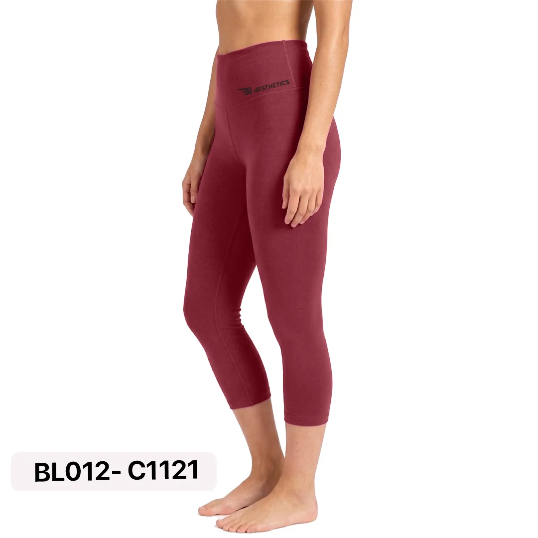 Raspberry Knee Length Leggings B1 Aesthetics Sri Lanka