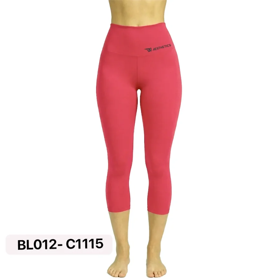 B1 Dark Wine Knee Leggings Squat Proof Fabric