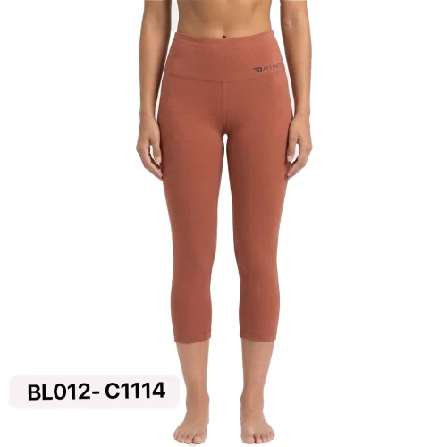 B1 Deep Burgundy Knee Leggings Squat Proof Fabric