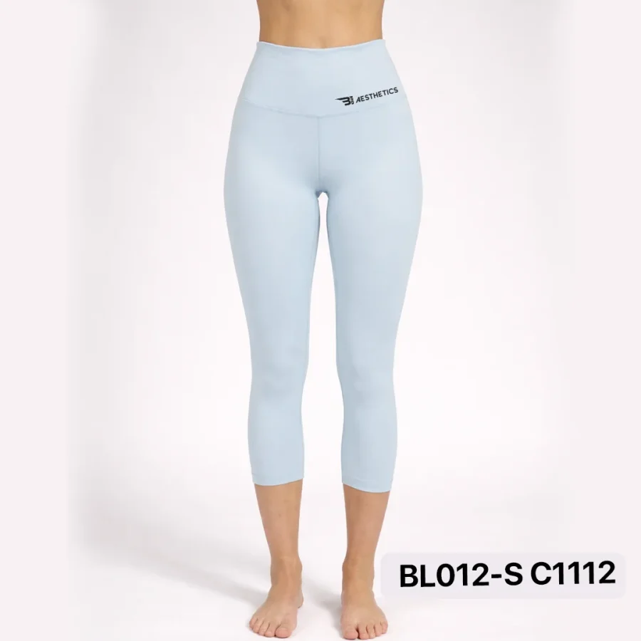 Ice Blue Knee Leggings B1 Aesthetics S
