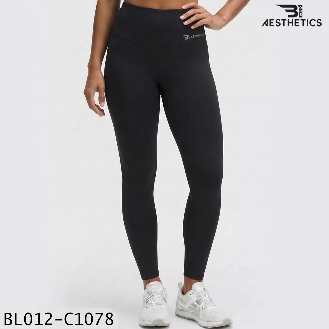 High Rise Leggings - Black B1 Aesthetics