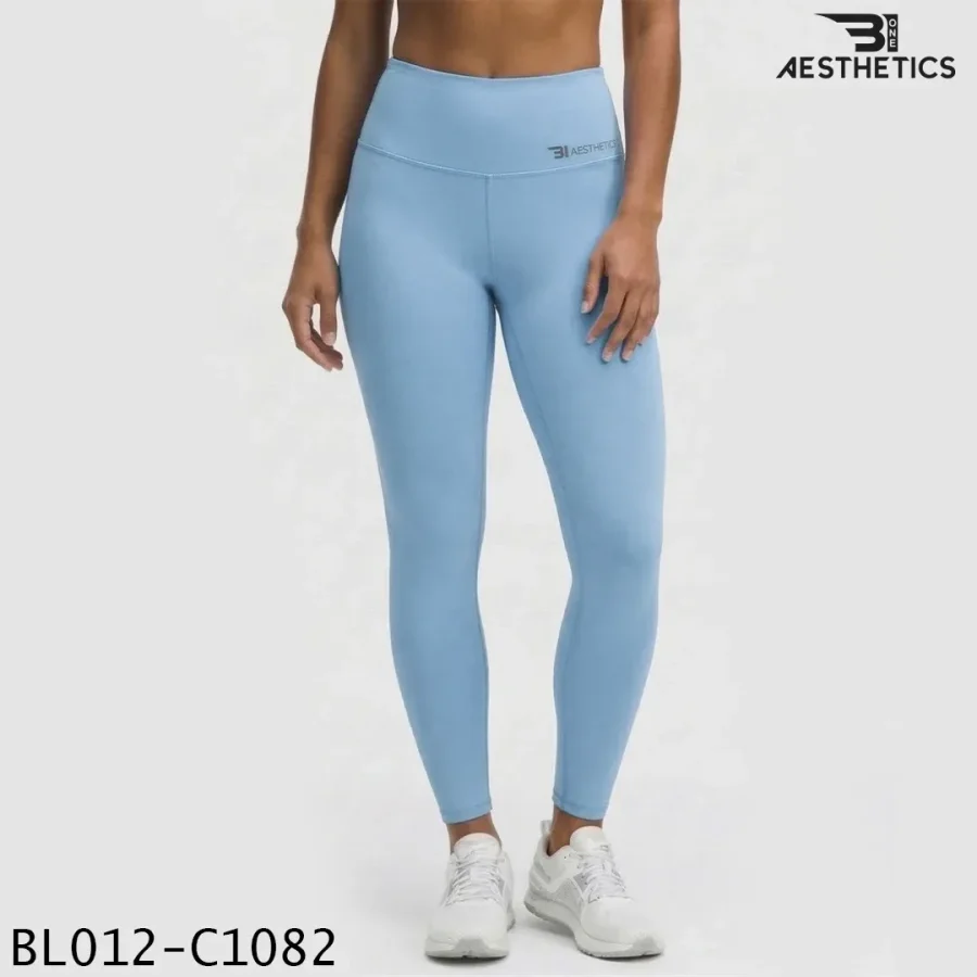High Rise Leggings - Blue Magarita B1 Aesthetics