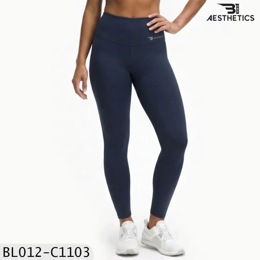 High Rise Leggings - Blueberry+ B1 Aesthetics
