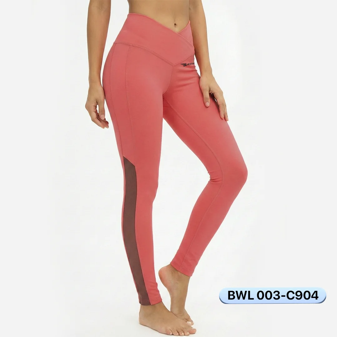 Crossover Legging - Peach