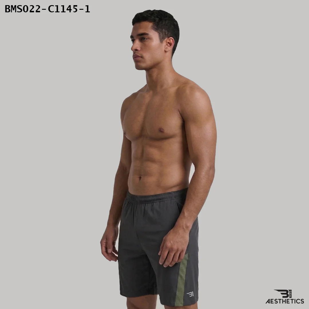 Front Contrast Shorts Green Dark Gym Wear Sri Lanka