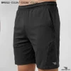 Black Front Contrast Shorts Regular Fit Gym Shorts