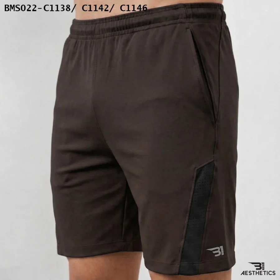 B1 Front Contrast Shorts Woodapple Reflective Accents