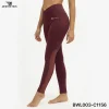 women's mesh v shape leggings
