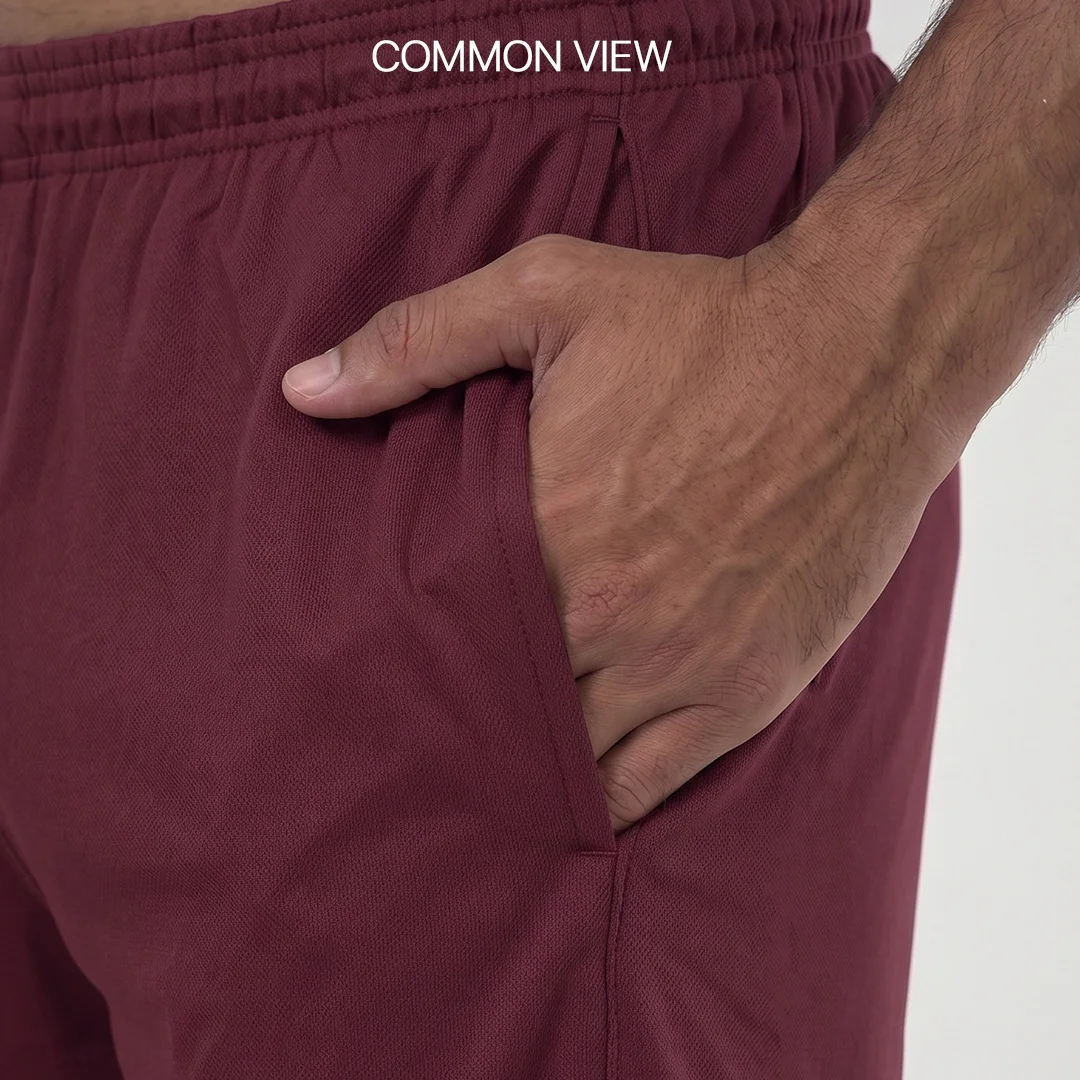 B1 Aesthetics men's classic performance shorts made from premium poly-spandex with a regular fit and side pockets.