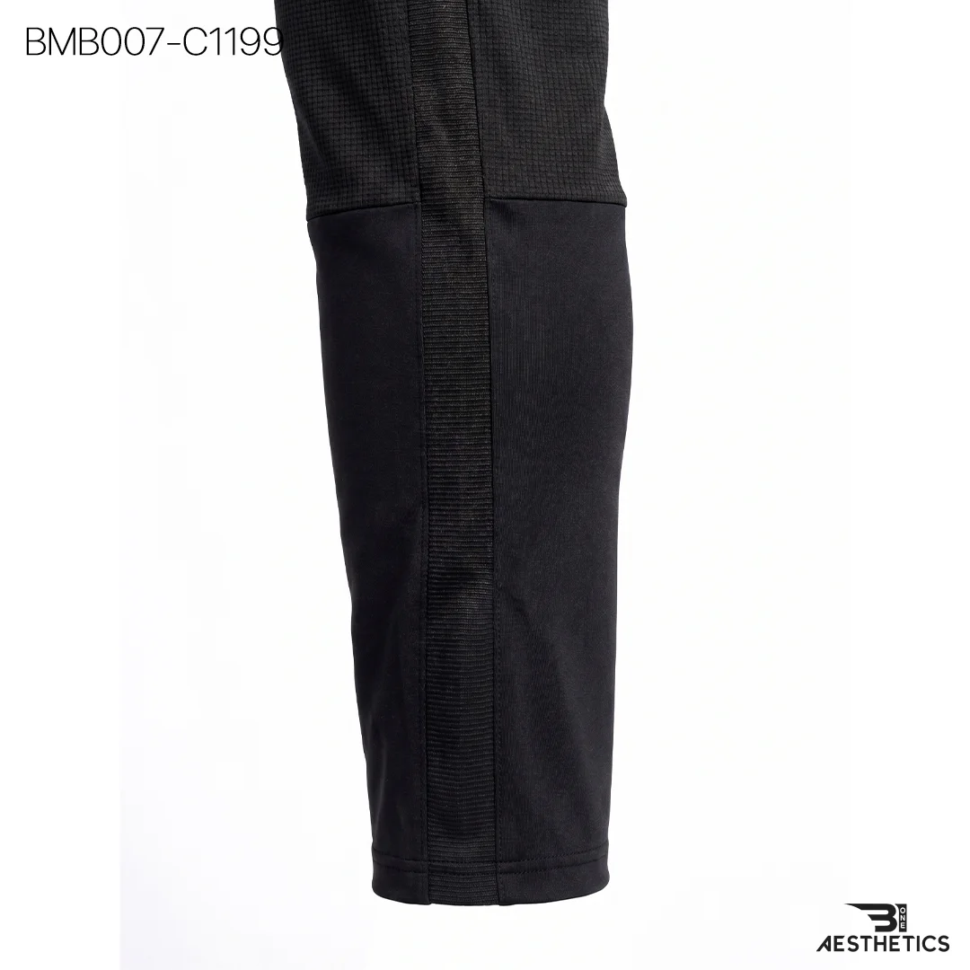 B1 Patch Slim Bottom Close-up Patchwork Paneling