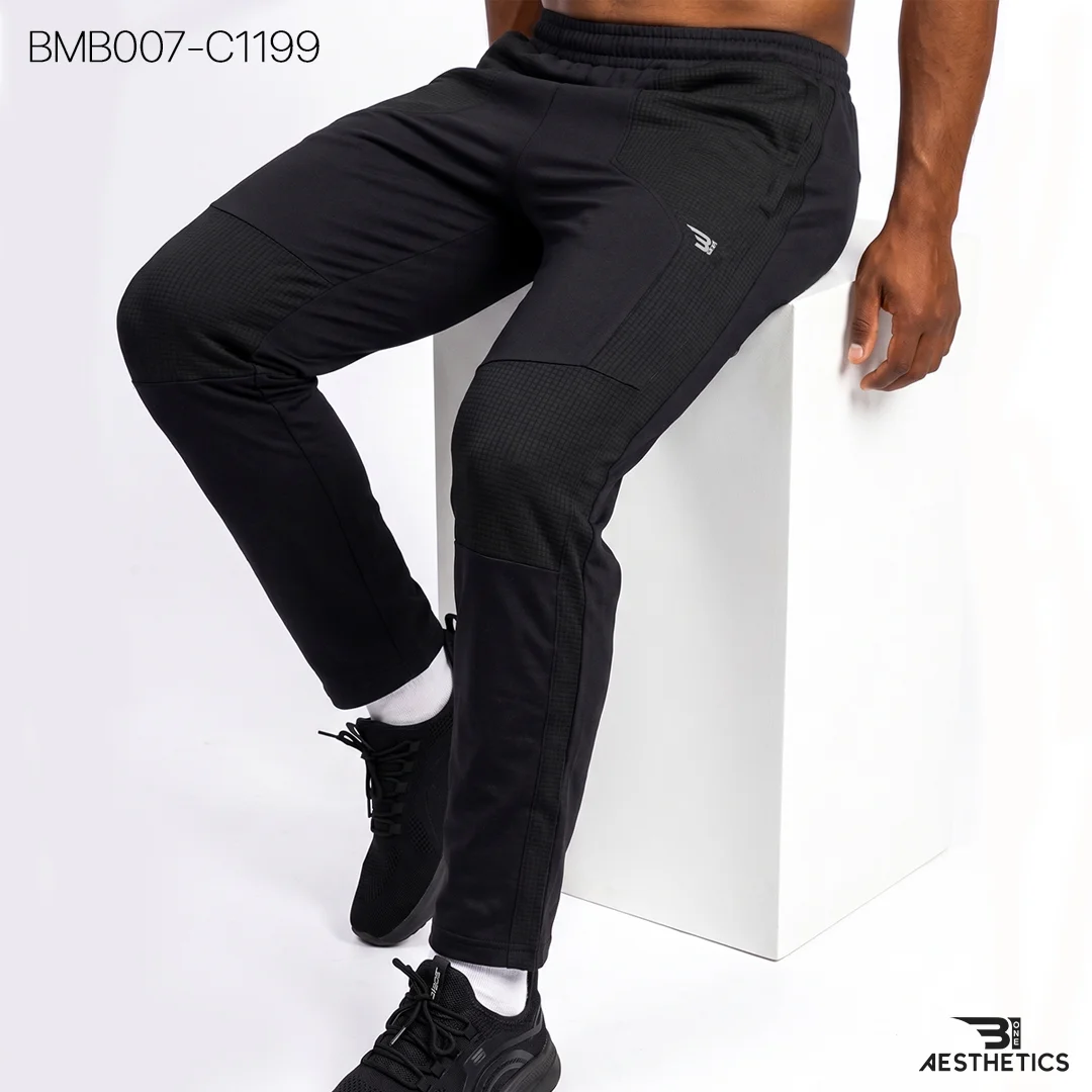 B1 Patch Slim Bottom Slim Fit Flexibility Gym Wear