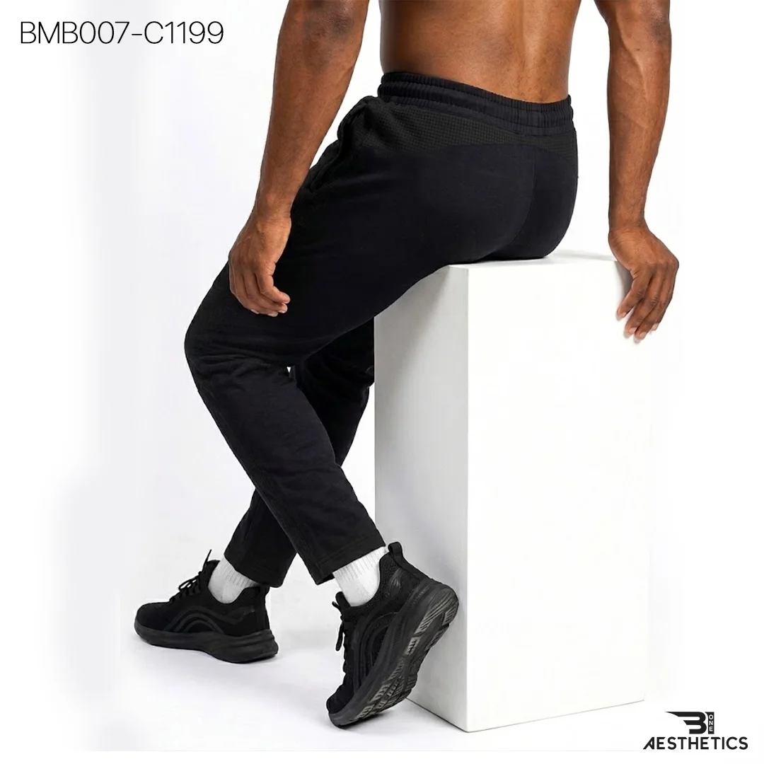 B1 Patch Slim Bottom Slim Fit Flexibility Gym Wear