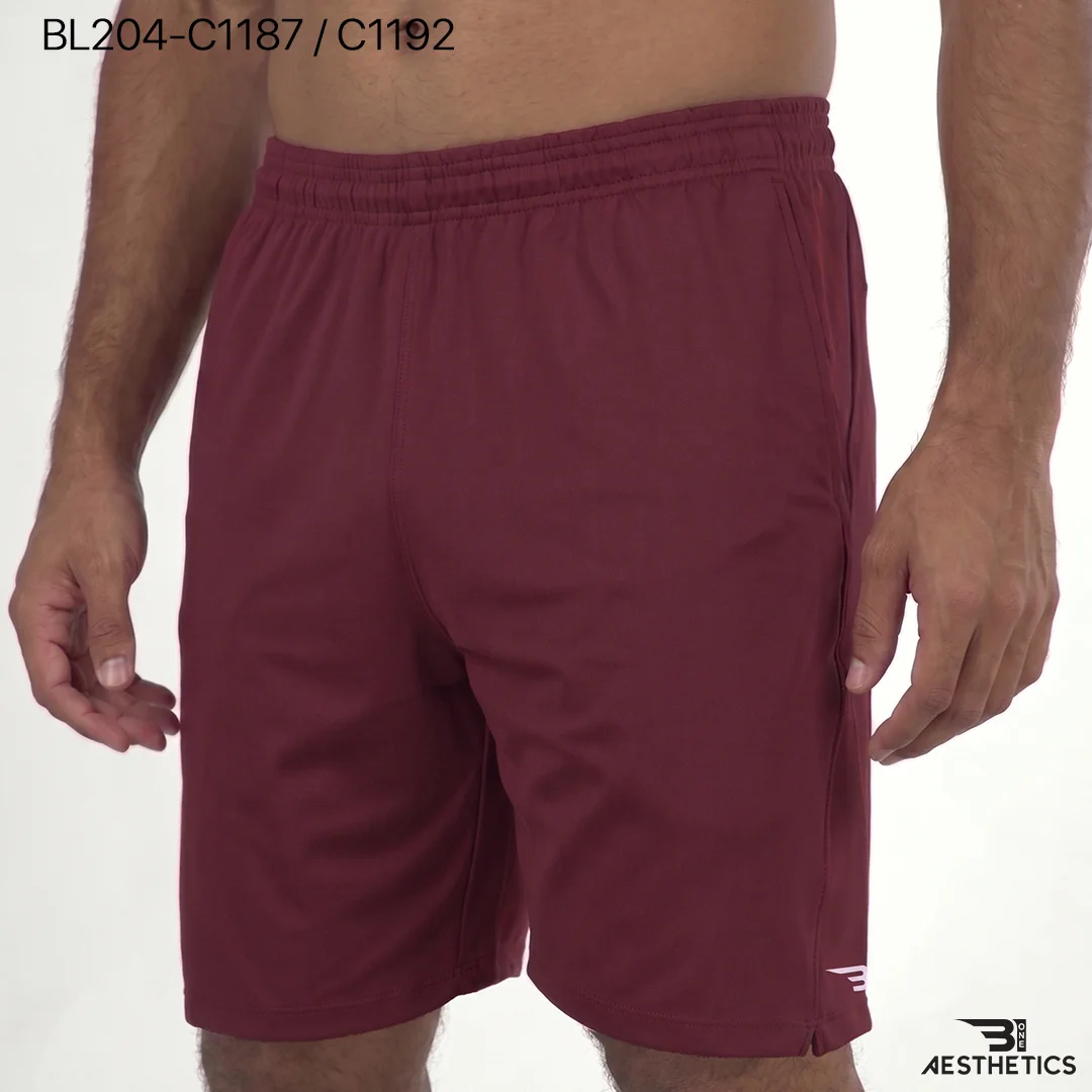 B1 Aesthetics men's classic performance shorts made from premium poly-spandex with a regular fit and side pockets.