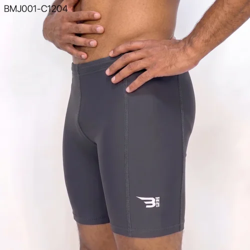 Jammer Shorts - men's swim jammers front view reflective logo