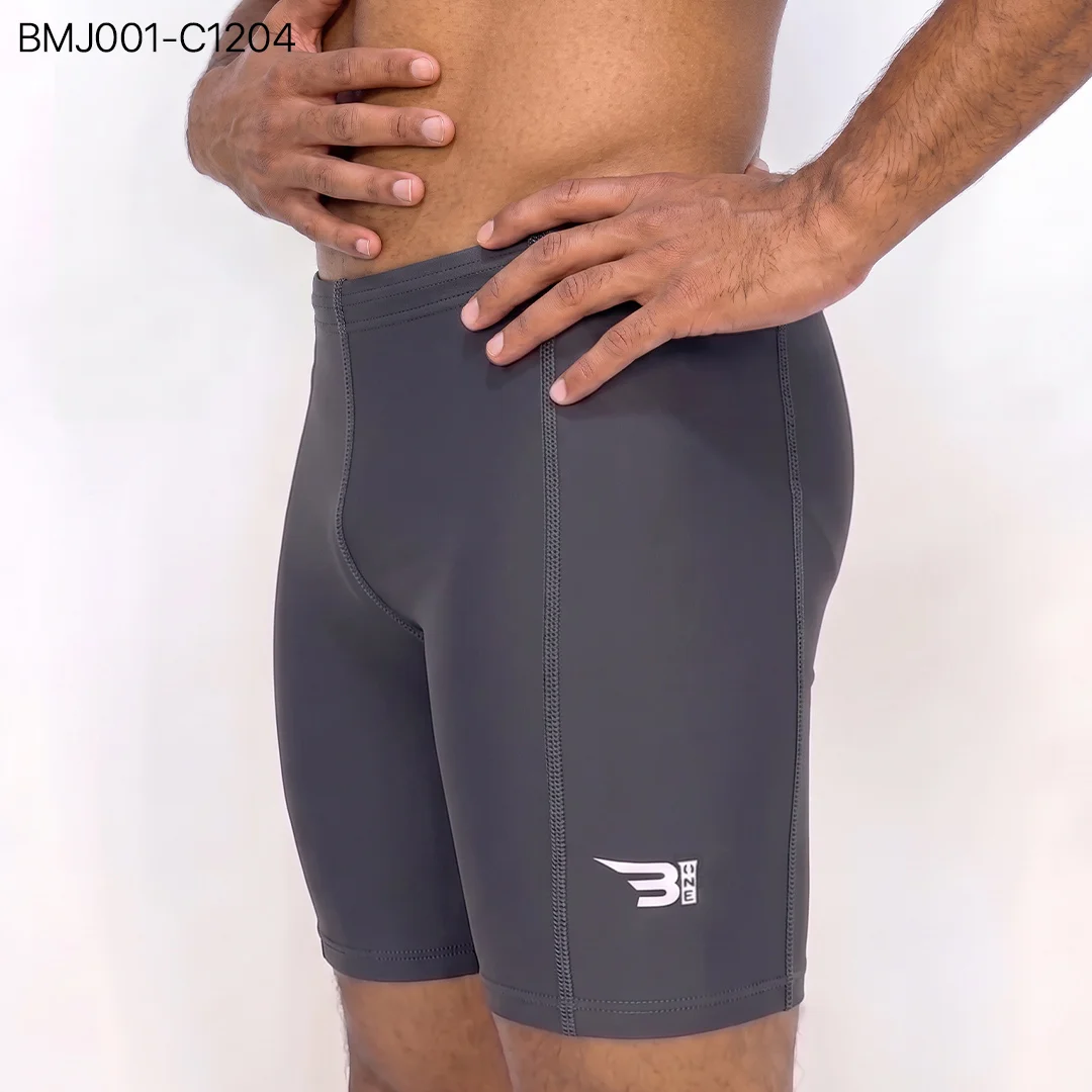 Jammer Shorts - men's swim jammers front view reflective logo