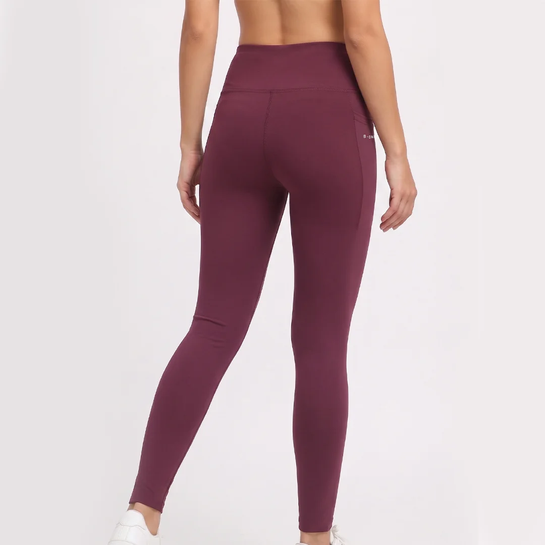B1 Runney Tights Back View Slim Fit Leggings