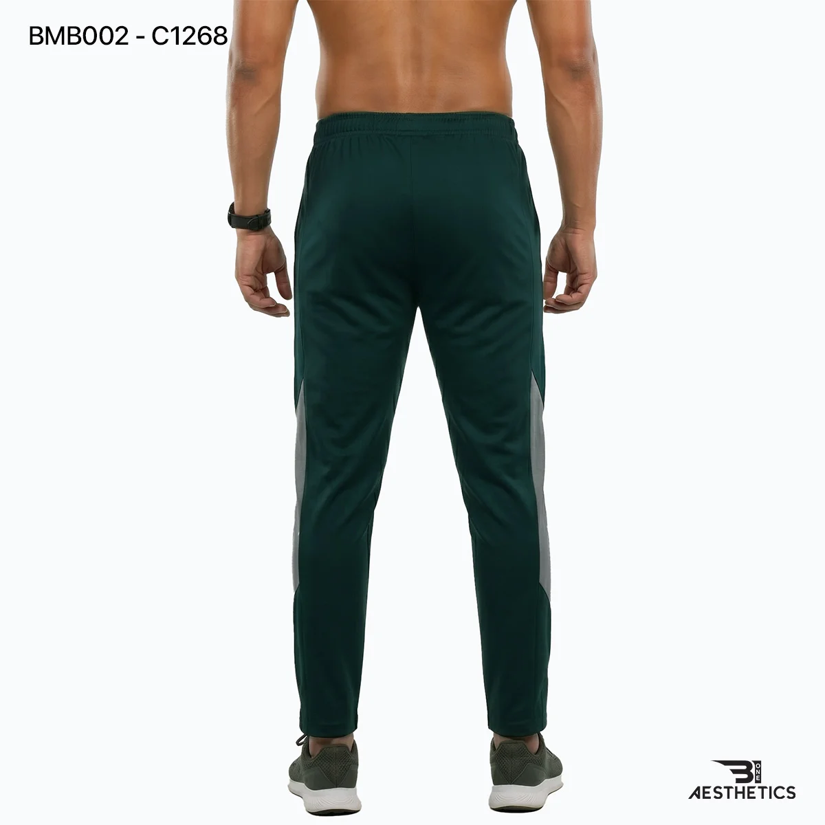 Athletic men's joggers with high-stretch secure elastic waistband