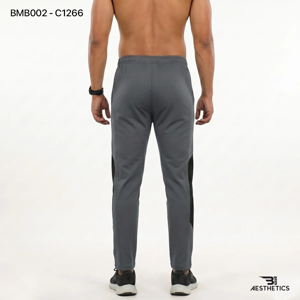 Athletic men's joggers with high-stretch secure elastic waistband