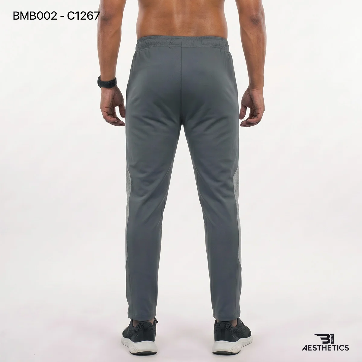 Athletic men's joggers with high-stretch secure elastic waistband