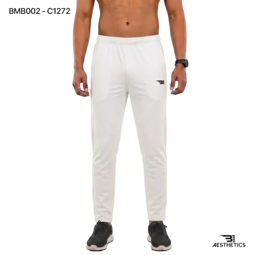 Premium men's track bottoms with secure inside drawstring and side pockets