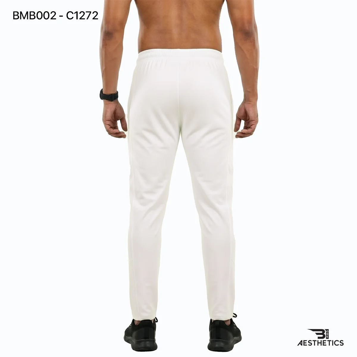 Athletic men's joggers with high-stretch secure elastic waistband