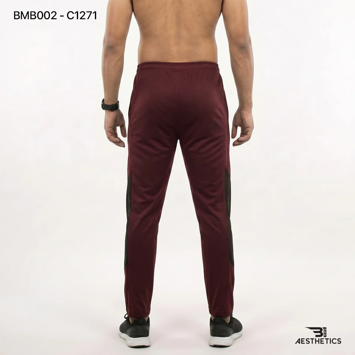 Athletic men's joggers with high-stretch secure elastic waistband