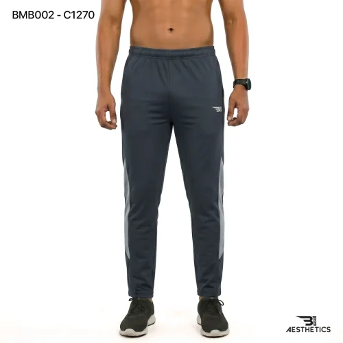 Premium men's track bottoms with secure inside drawstring and side pockets