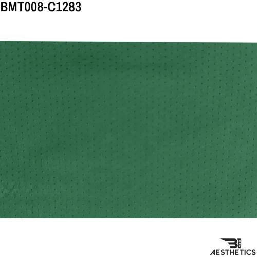 Close up of premium breathable dry fit fabric texture and stitching detail