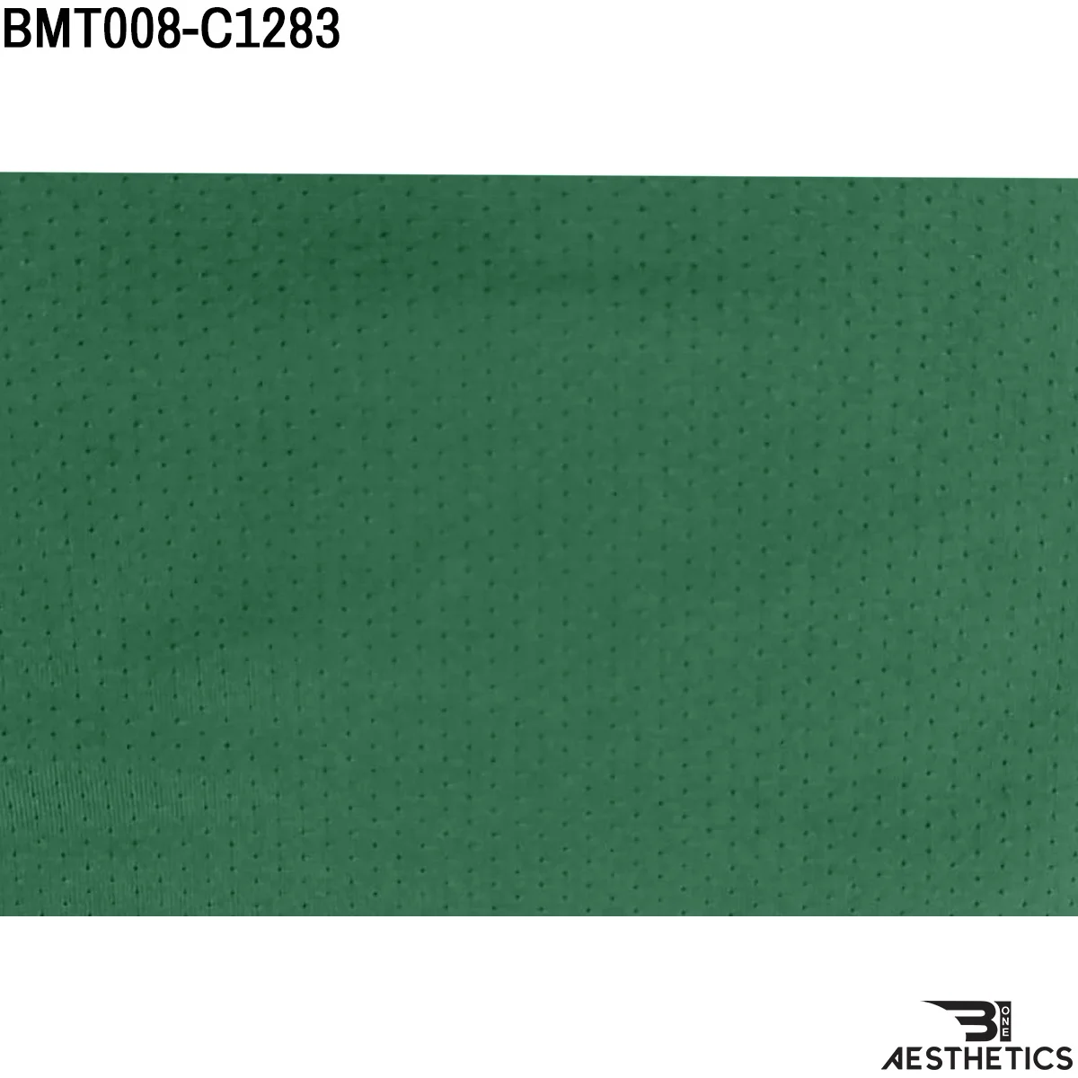 Close up of premium breathable dry fit fabric texture and stitching detail